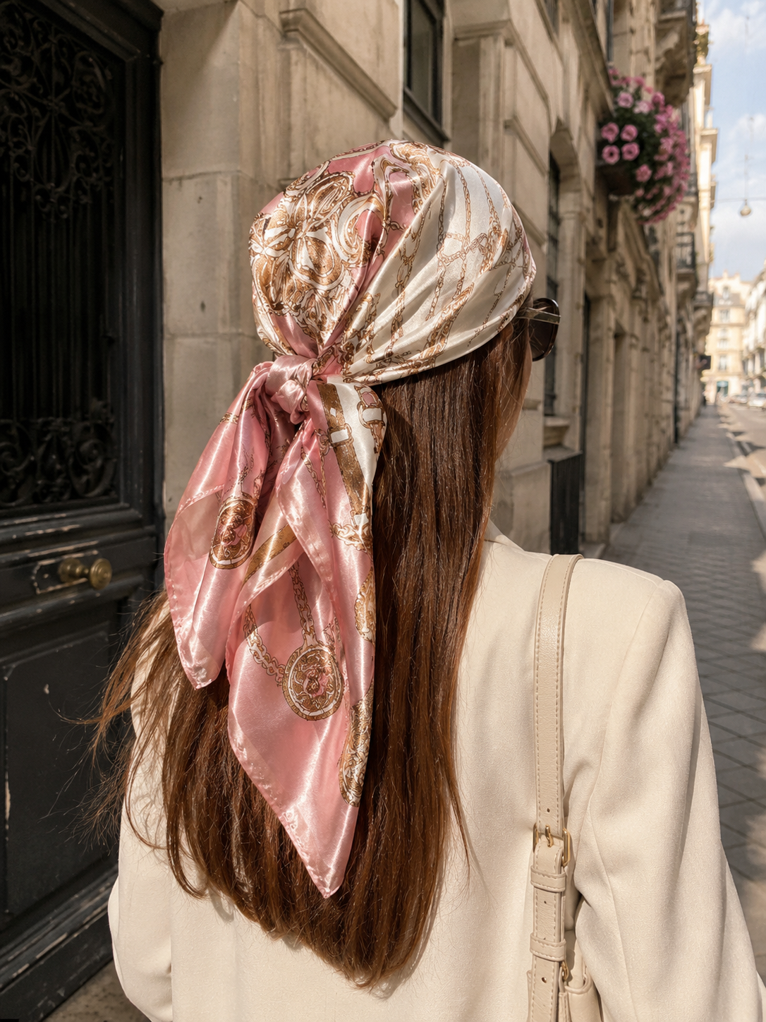 Foulard satiné