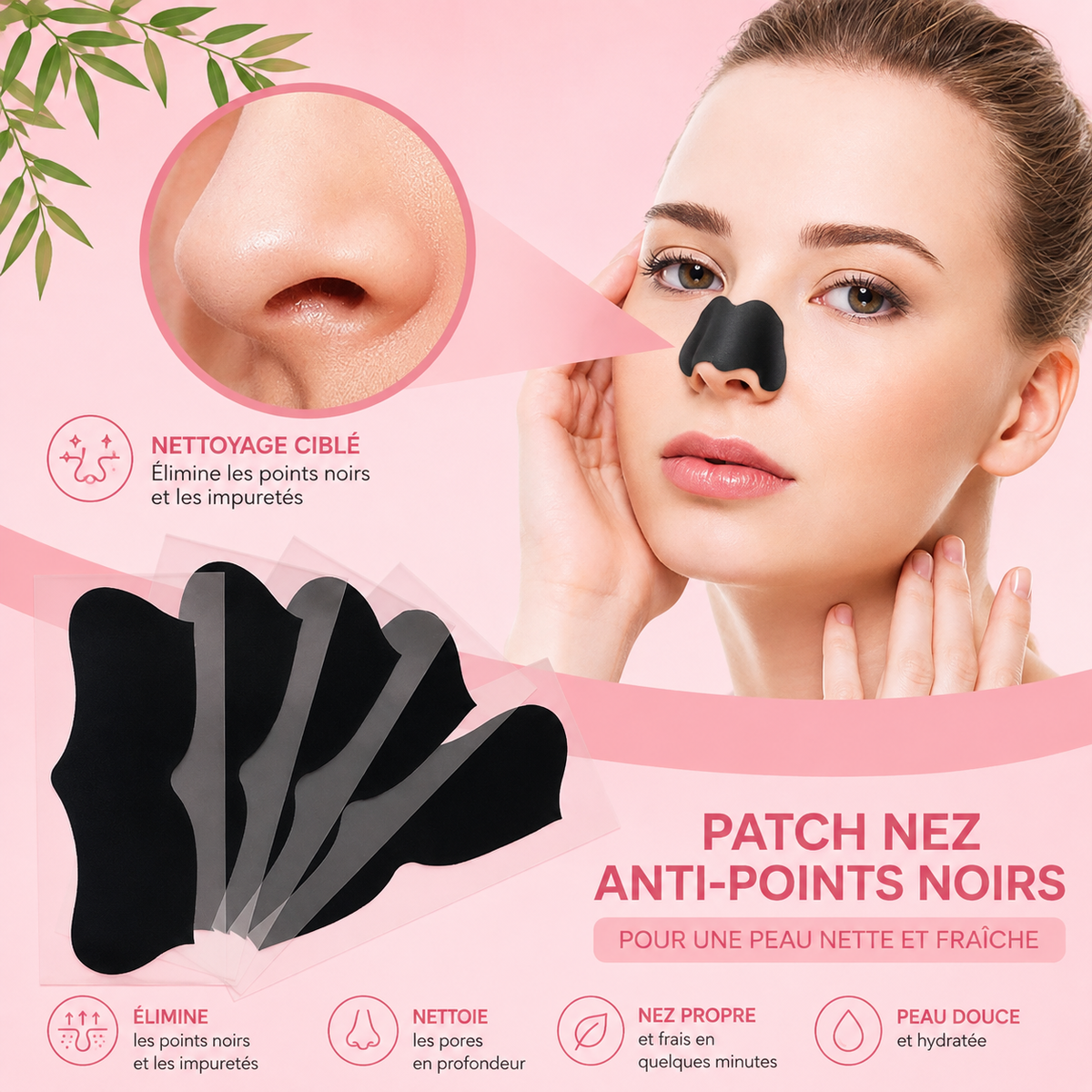 Patchs nez anti-points noirs