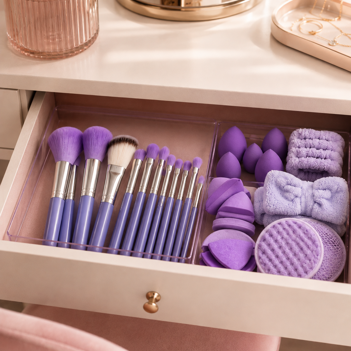 Set d’accessoires de maquillage