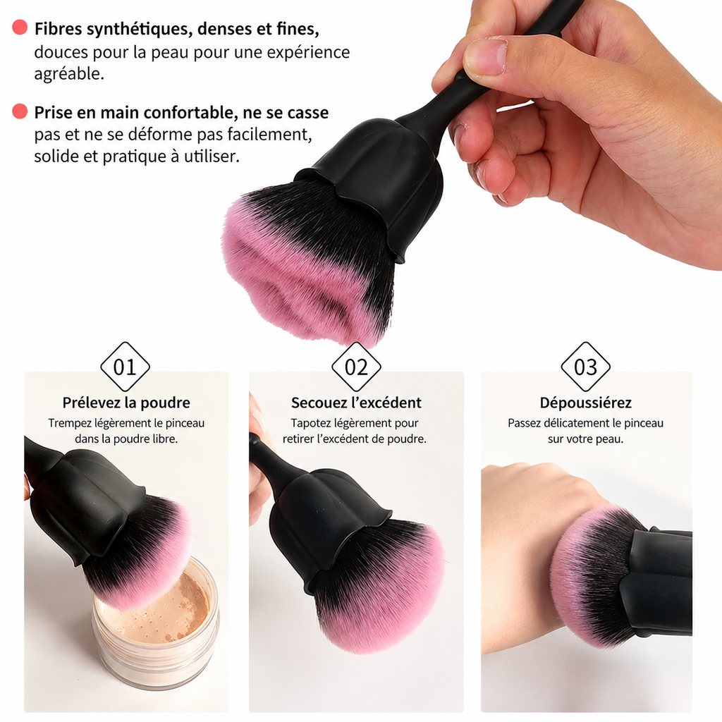 Pinceau dépoussiérant pour ongles