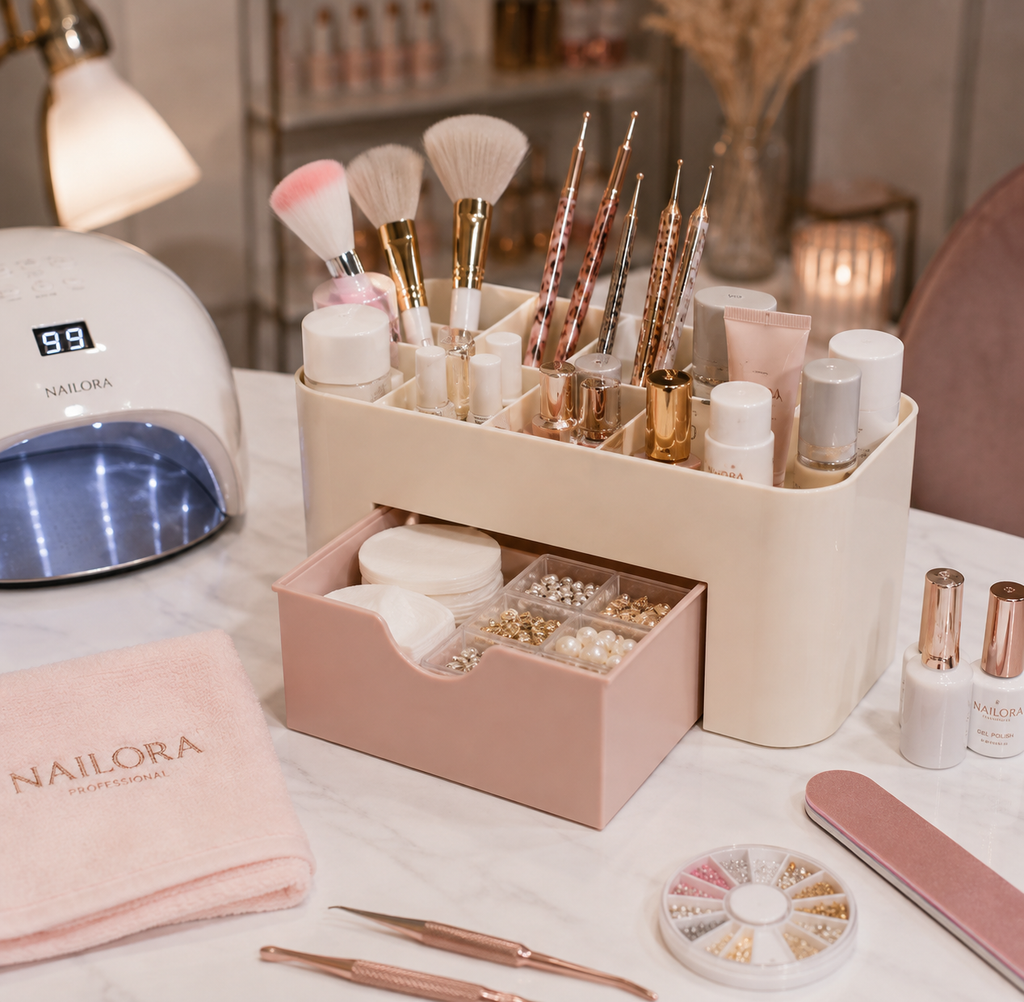 Organisateur Nail Art avec tiroir