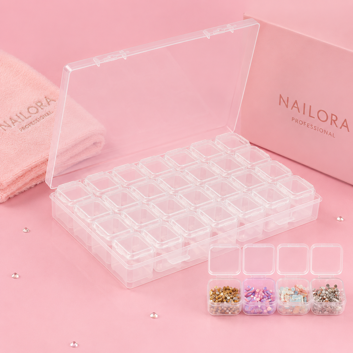 Boîte de rangement Nail Art