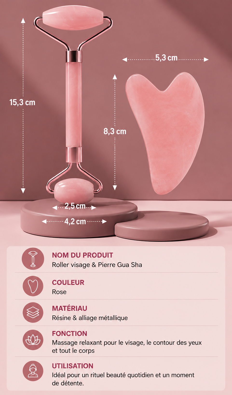 Duo Roller & Gua Sha visage